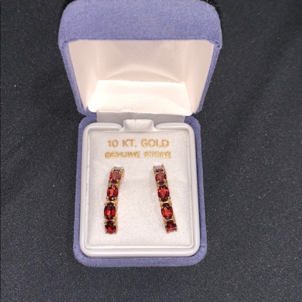 Gold earrings